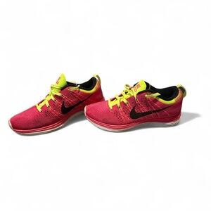 Nike Vibrant Pink and Neon Yellow Sneakers